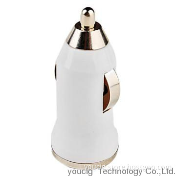 most popular  White  mini USB Car charger